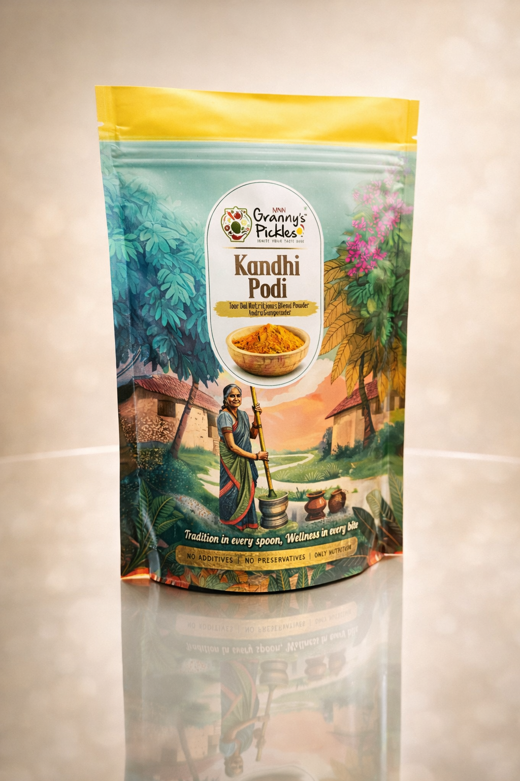 Kandhi Podi (Toor Dal Nutritious Blend Powder)