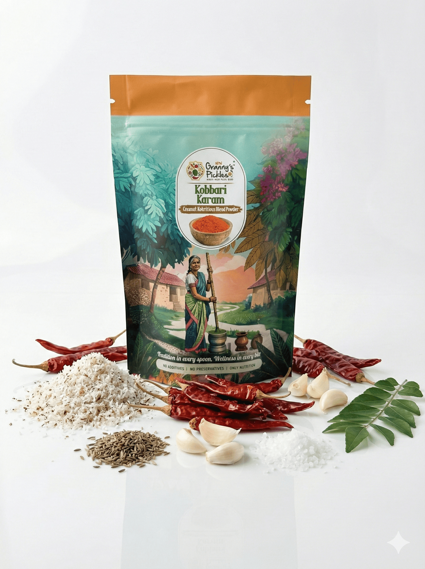 Kobbari Karam (Coconut Nutritious Blend Powder)